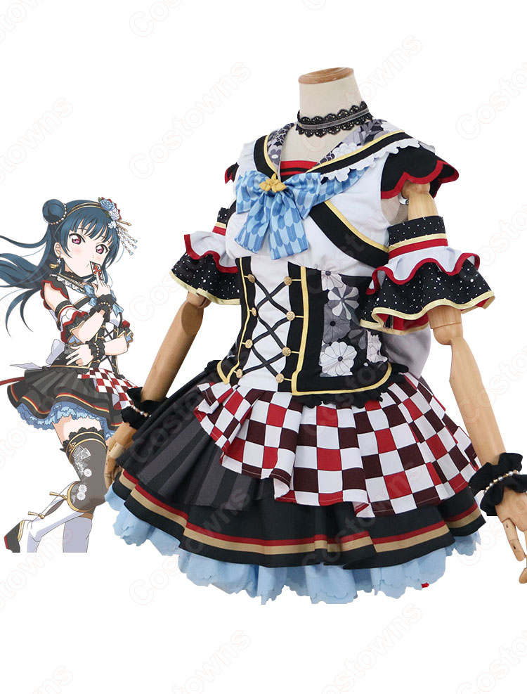 Love Live! 津島善子(ツシマヨシコ) お正月編2018 覚醒後 コスプレ衣装 『ラブライブ!サンシャイン!!』Aqours cosplay 仮装 変装-2