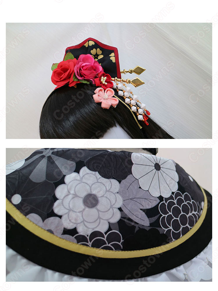 Love Live! 黒澤ダイヤ(クロサワダイヤ) お正月編2018 覚醒後 コスプレ衣装 『ラブライブ!サンシャイン!!』Aqours cosplay 仮装 変装-5