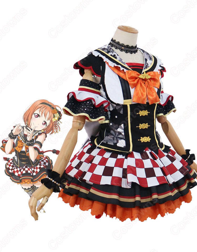Love Live! 高海千歌(タカミチカ) お正月編2018 覚醒後 コスプレ衣装 『ラブライブ!サンシャイン!!』Aqours cosplay 仮装 変装-2
