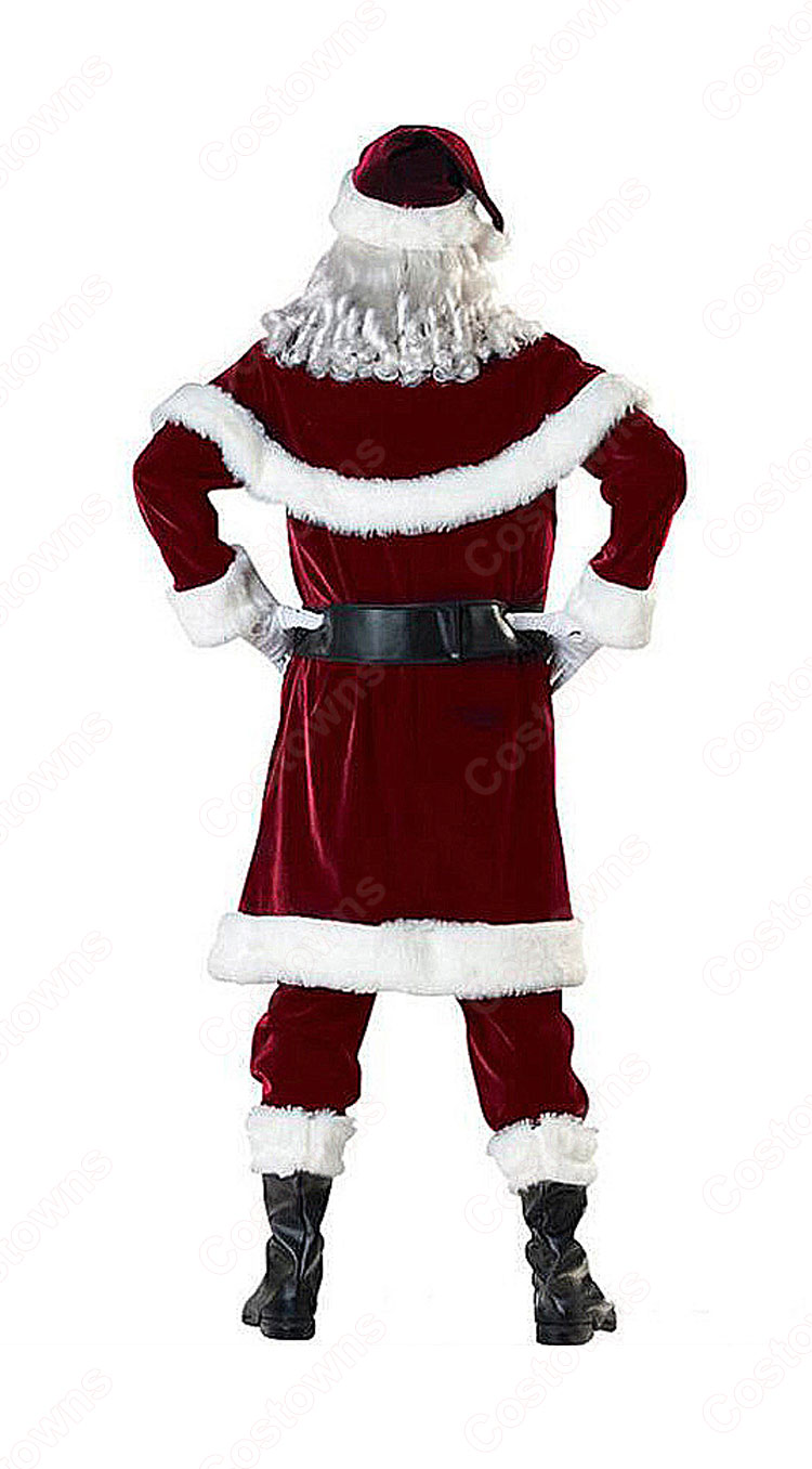 クリスマス サンタ衣装 サンタクロース コスプレ衣装 メンズ クリスマス衣装 サンタ テーマパーティー衣装-2
