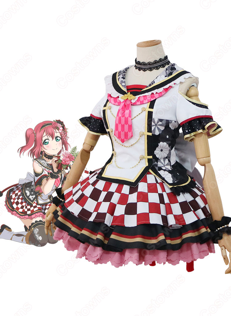 Love Live! 黒澤ルビィ(クロサワルビィ) お正月編2018 覚醒後 コスプレ衣装 『ラブライブ!サンシャイン!!』Aqours cosplay 仮装 変装-3