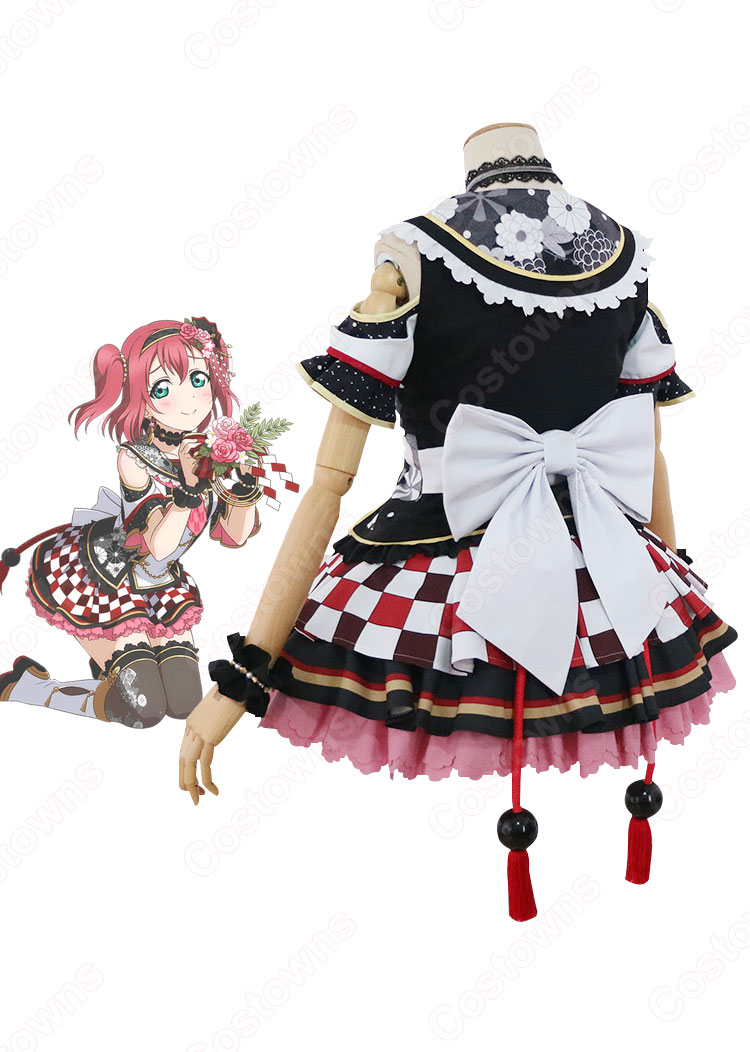 Love Live! 黒澤ルビィ（クロサワルビィ） お正月編2018 覚醒後 コスプレ衣装 『ラブライブ!サンシャイン!!』Aqours  cosplay 仮装 変装 - Costowns