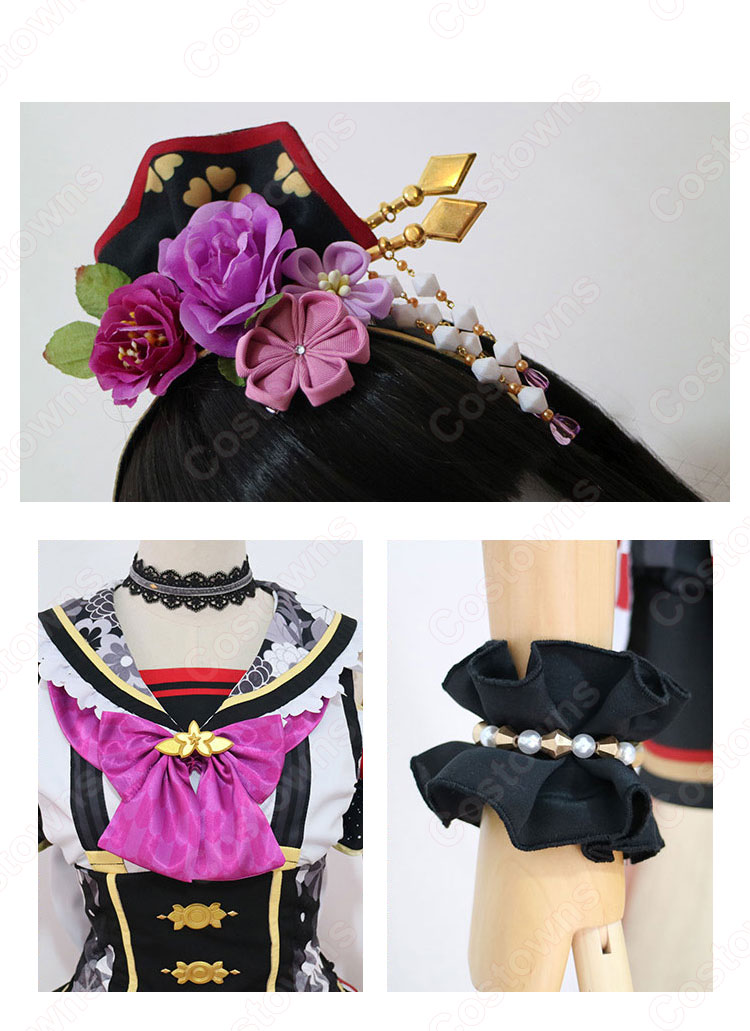 Love Live! 小原鞠莉(オハラマリ) お正月編2018 覚醒後 コスプレ衣装 『ラブライブ!サンシャイン!!』Aqours マリー cosplay 仮装 変装-4