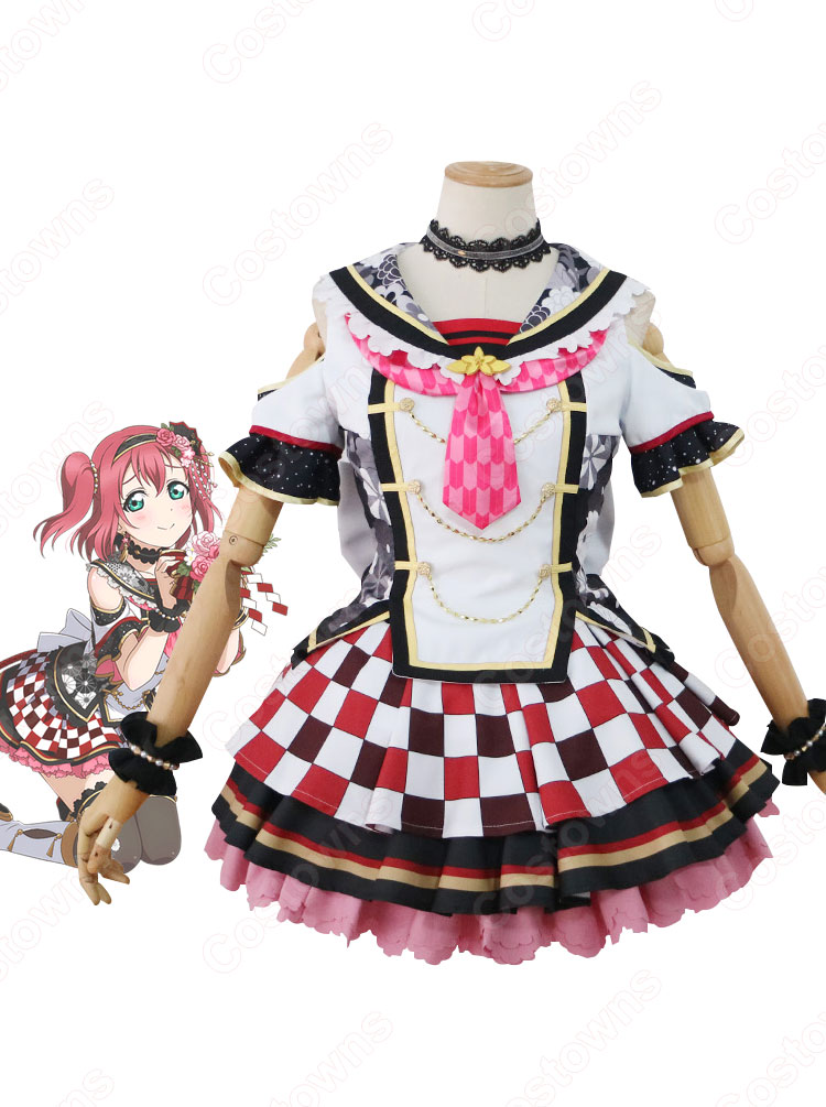 Love Live! 黒澤ルビィ(クロサワルビィ) お正月編2018 覚醒後 コスプレ衣装 『ラブライブ!サンシャイン!!』Aqours cosplay 仮装 変装-1