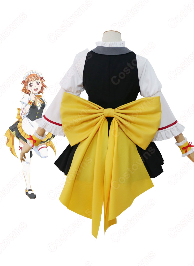 ラブライブ! 高海千歌（タカミチカ） メイド服 コスプレ衣装