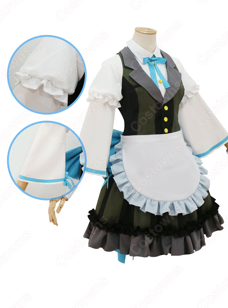 安い購入 ラブライブ! 渡辺曜(ワタナベヨウ) コスプレ衣装 メイド服 コスプレ衣装