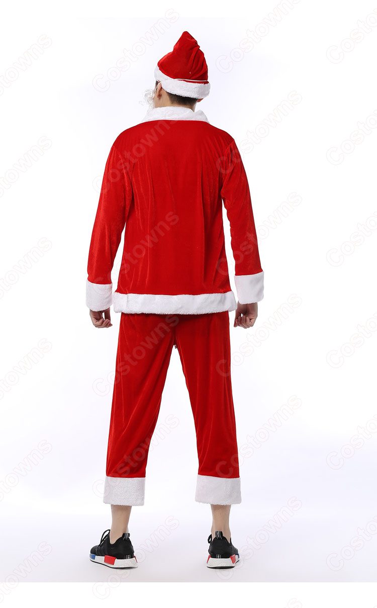 サンタ衣装 サンタクロース コスプレ衣装 クリスマス コスチューム (男女兼用)-7