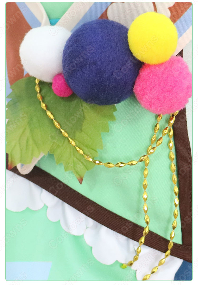 ラブライブ! 園田海未(そのだ うみ) アイスフレーバー編覚醒後 コスプレ衣装 cosplay 仮装 変装 オーダメイド可-4