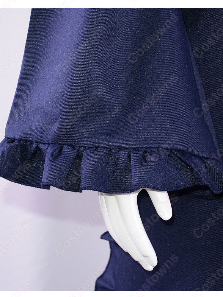 アリス・レンドロット 黒いメイド服 コスプレ衣装 『死神坊ちゃんと黒メイド』 メイド 黒ワンピース cosplay 仮装 変装-5