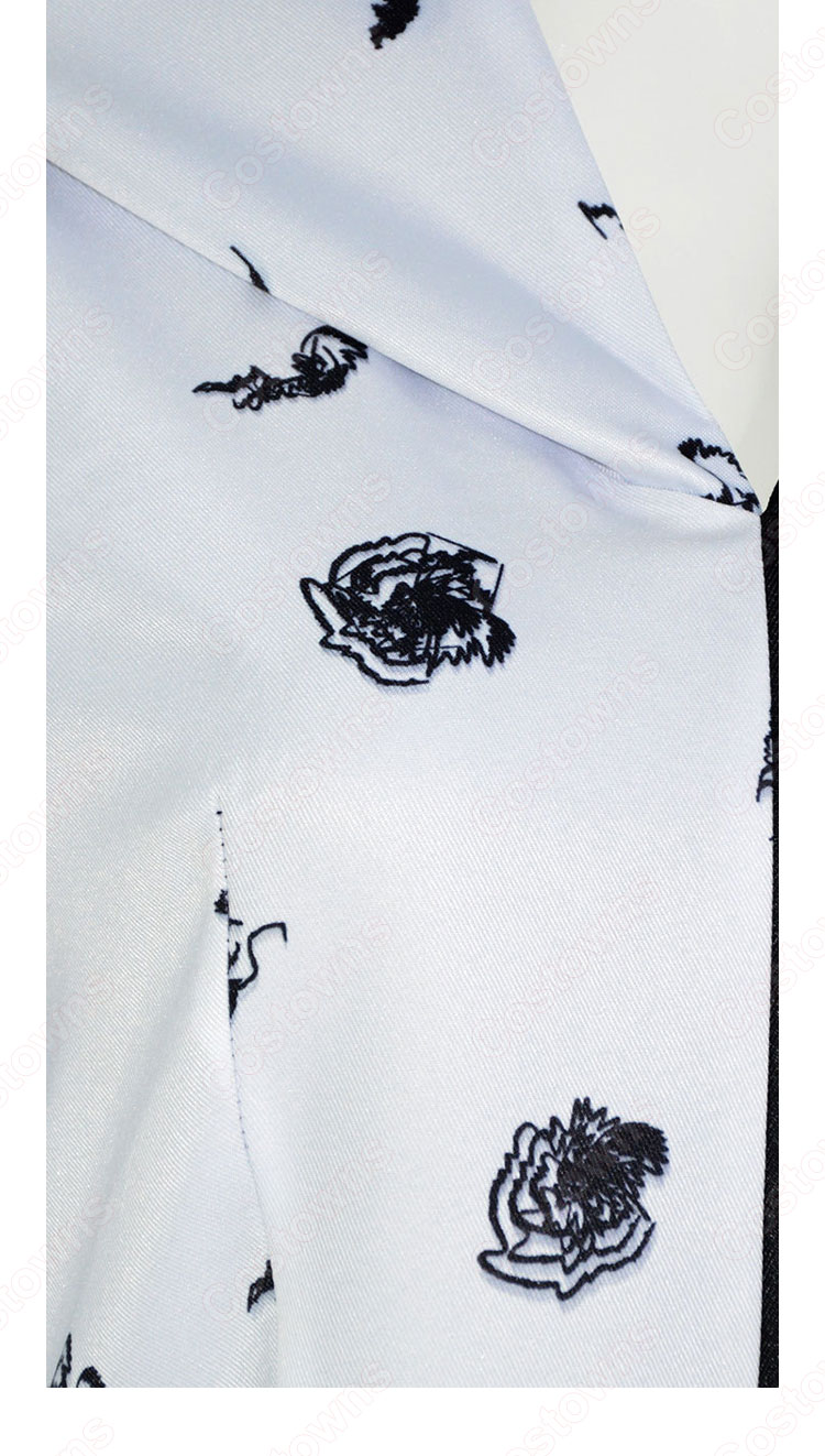 エステラ/クルエラ コスプレ衣装 『クルエラ』『101匹わんちゃん』 悪役クルエラ・ド・ヴィル cosplay 仮装 変装-5