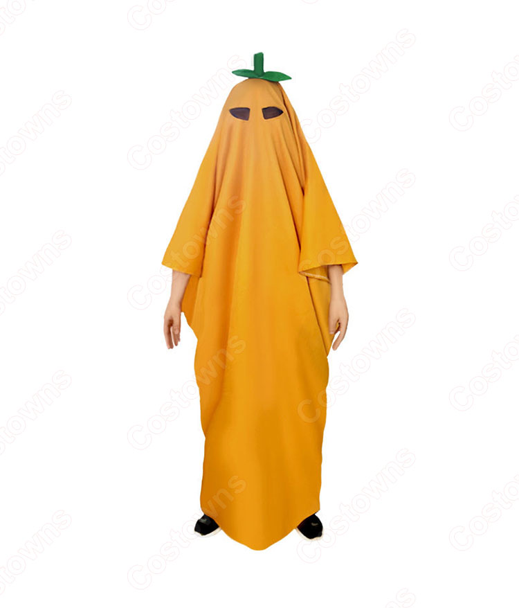 ハロウィン コスプレ衣装 カボチャ マント 子供 大人用ハロウィン衣装 パンプキン おばけ 仮装-3