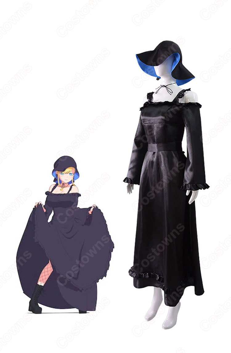 アリス・レンドロット 黒いメイド服 コスプレ衣装 『死神坊ちゃんと黒メイド』 メイド 黒ワンピース cosplay 仮装 変装-8