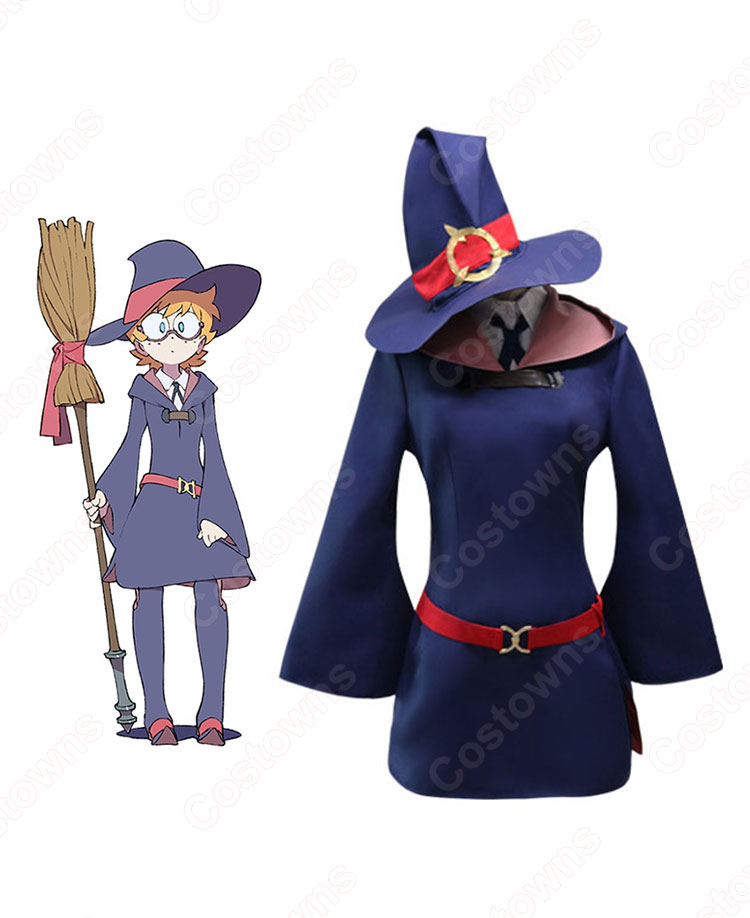 リトルウィッチアカデミア コスプレ衣装 アッコ / アツコ・カガリ ロッテ・ヤンソン スーシィ・マンババラン アマンダ・オニール アーシュラ先生 魔女 コスプレ cosplay 仮装 変装-7