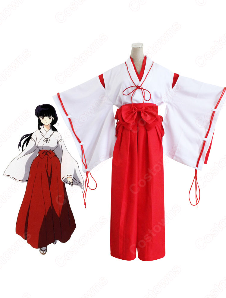 桔梗（ききょう） 巫女服 コスプレ衣装 『犬夜叉（いぬやしゃ）』 cosplay 仮装 変装-1