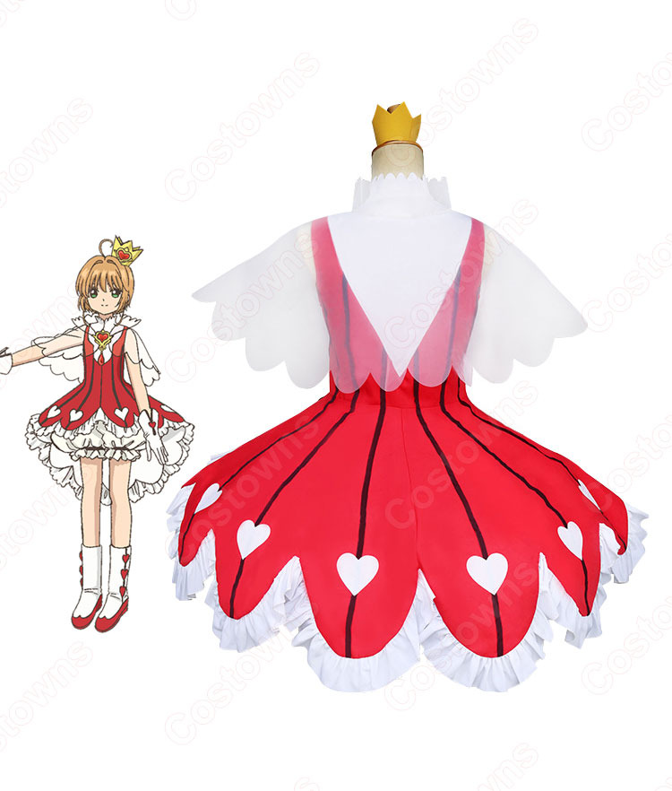 木之本桜 クリアカード編 コスプレ衣装 『カードキャプターさくら』 きのもとさくら 戦闘服 ccさくら cosplay 仮装 変装-6