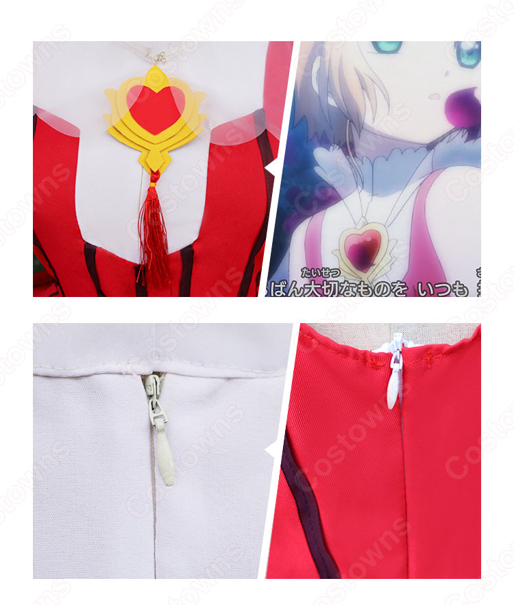 木之本桜 クリアカード編 コスプレ衣装 『カードキャプターさくら』 きのもとさくら 戦闘服 ccさくら cosplay 仮装 変装-7