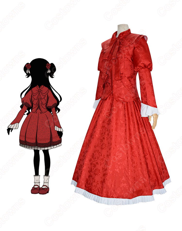 ケイト・シャドー コスプレ衣装 『シャドーハウス』赤ワンピースcosplay 仮装 変装-2