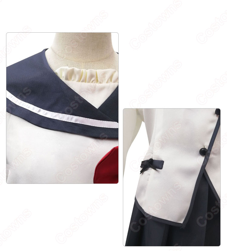 俺好き 三色院菫子 (さんしょくいんすみれこ) コスプレ衣装 『俺を好きなのはお前だけかよ』 西木蔦高校 女子制服 パンジー cosplay 仮装 変装-4