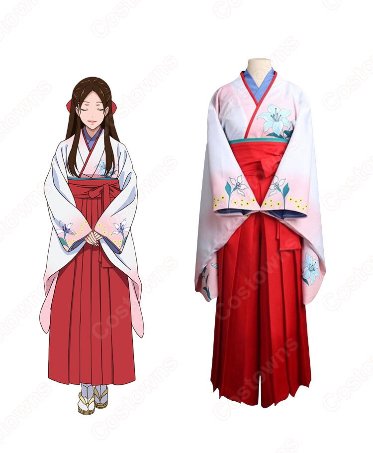 西洞院百合子（にしのとういん ゆりこ） 和服 コスプレ衣装 『賭ケグルイ』 cosplay 仮装 変装-1