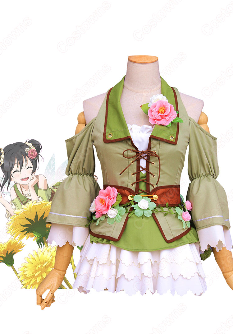 Love Live! 矢澤にこ (やざわにこ) 妖精の国編 覚醒前 コスプレ衣装 『ラブライブ!』 にこにー cosplay 仮装 変装-1