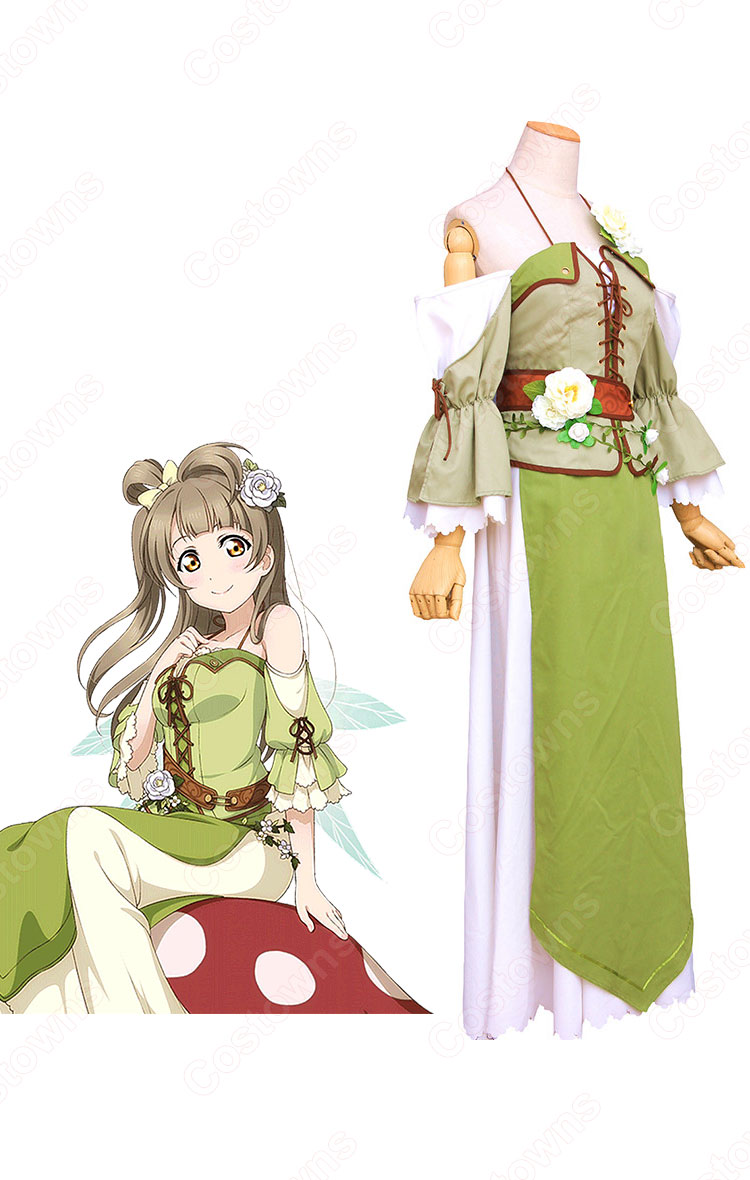 Love Live! 南ことり(みなみことり) 妖精の国編 覚醒前 コスプレ衣装 『ラブライブ!』 cosplay 仮装 変装-2