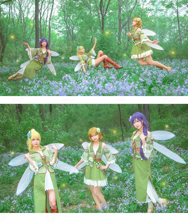 Love Live! 絢瀬絵里（あやせ えり） 妖精の国編 覚醒前 コスプレ衣装 『ラブライブ！』 エリー cosplay 仮装 変装-1