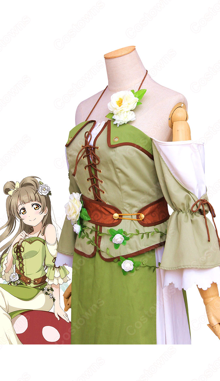 Love Live! 南ことり(みなみことり) 妖精の国編 覚醒前 コスプレ衣装 『ラブライブ!』 cosplay 仮装 変装-1