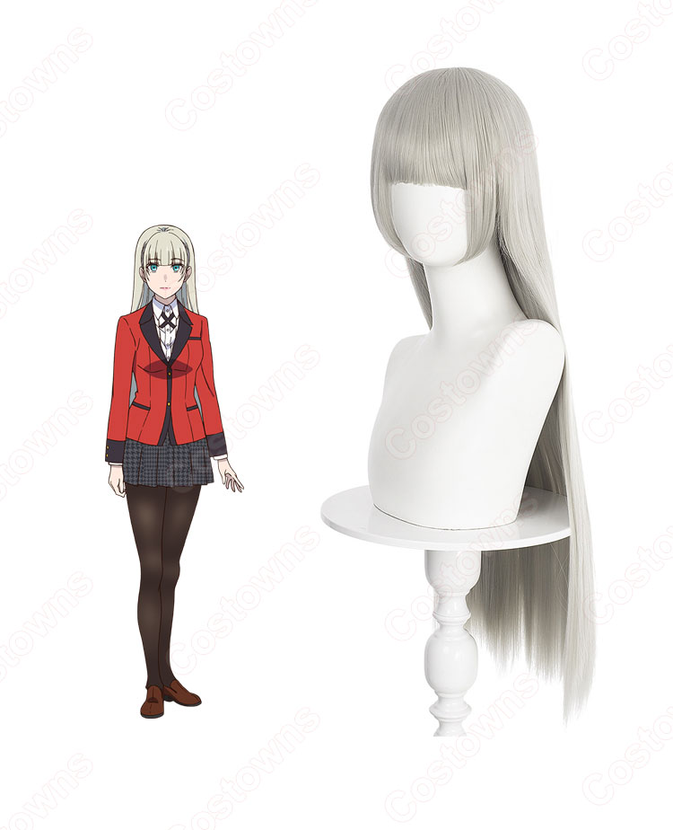 桃喰 リリカ(ももばみ リリカ) 耐熱 コスプレ ウィッグ 『賭ケグルイ』 cosplay wig 道具 通販-3
