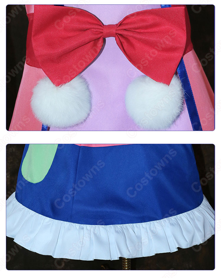 スヤリス姫 コスプレ衣装 アニメ『魔王城でおやすみ』 オーロラ・栖夜・リース・カイミーン cosplay 仮装 変装-4