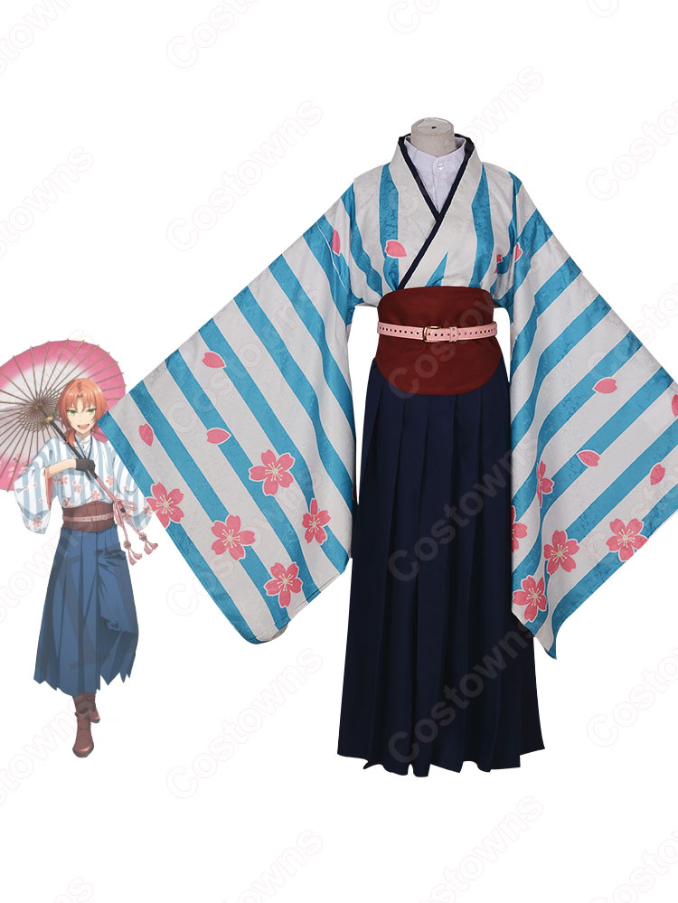 あんスタ」×「アニメイトカフェ」 桜×和風モダン コスプレ衣装