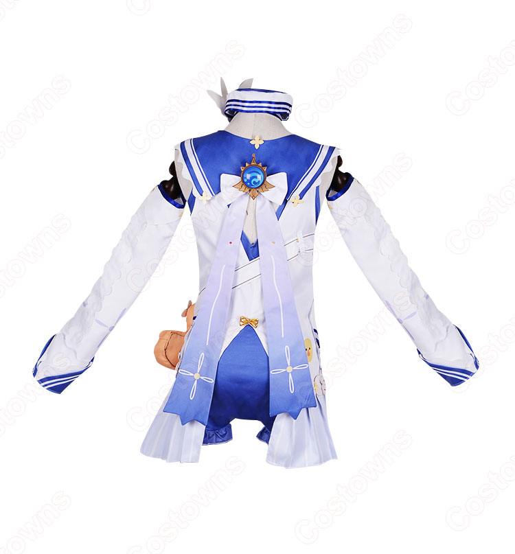 バーバラ・ペッチ 水着 コスプレ衣装 『原神(げんしん)』 サマータイムスパークル 夏服 cosplay 仮装 変装-4