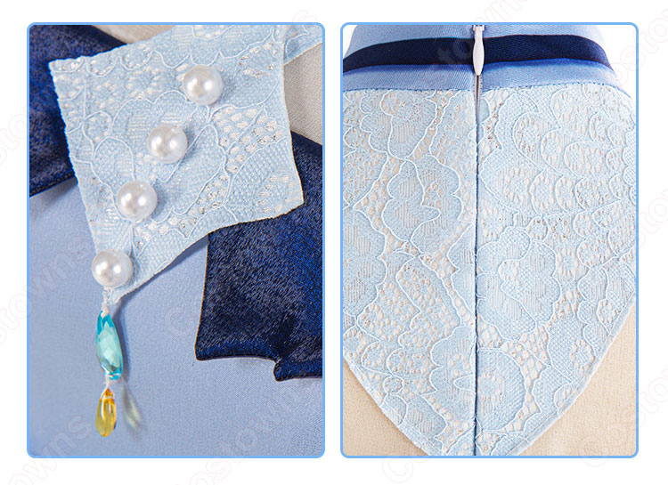 ジン・グンヒルド 海風の夢 コスプレ衣装 『原神(げんしん)』 新コスチューム 夏服 cosplay 仮装 変装-6