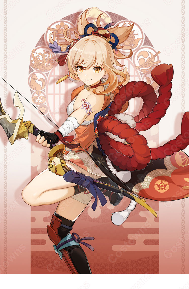 長野原宵宮(ながのはらよいみや) コスプレ衣装 『原神(げんしん)』 cosplay 仮装 変装-1