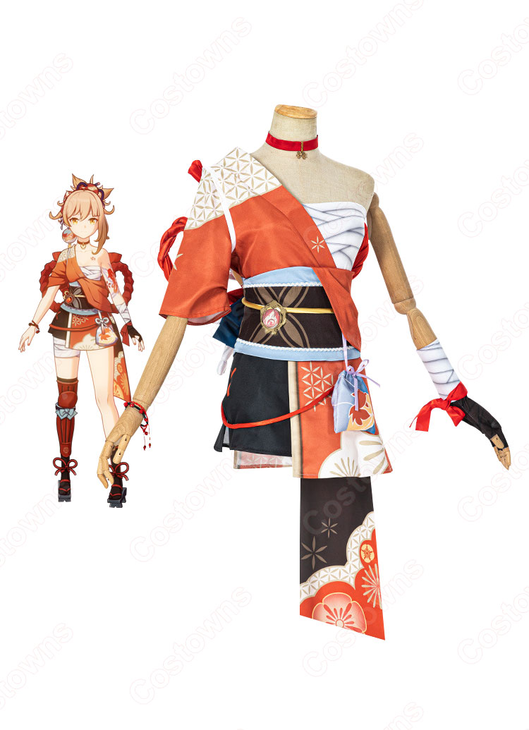 長野原宵宮(ながのはらよいみや) コスプレ衣装 『原神(げんしん)』 cosplay 仮装 変装-3