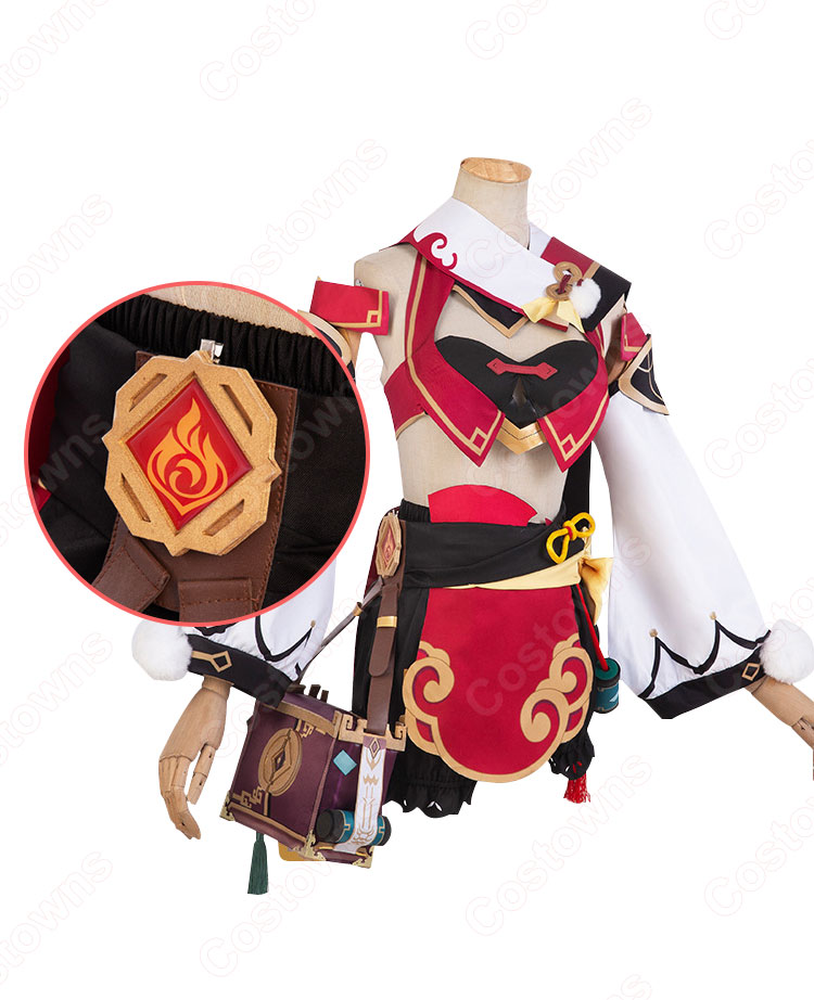 原神　緋煙　ほぼフルセット　Mサイズ　コスプレ衣装 Amazon.co.jp: UwowoCos Genshin Impact 原神 煙緋 エンヒ 制服