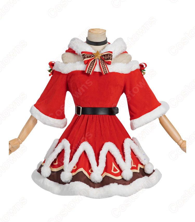 バーバラ クリスマス コスプレ衣装 『原神(げんしん)』cosplay 仮装 変装 - Costowns
