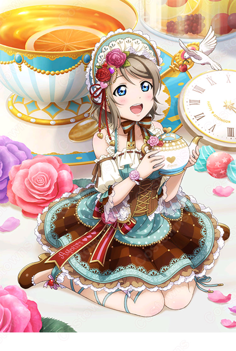 【★超目玉】 LoveLive! 渡辺曜（ワタナベヨウ） 覚醒後 バレンタイン編 コスプレ衣装