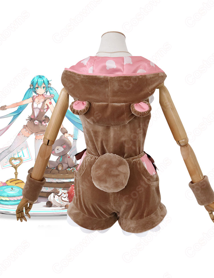初音ミク クマビスケット コスプレ衣装 高能手办团 cosplay 仮装 変装-5
