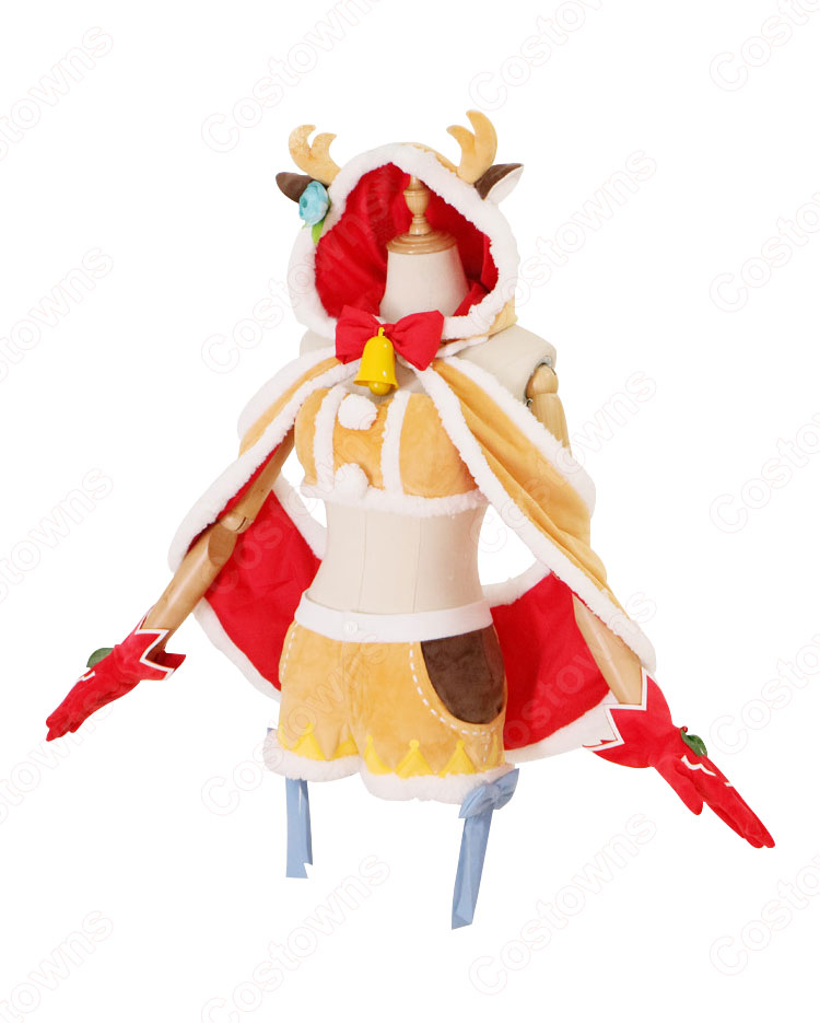 白猫プロジェクト×リゼロ ラム クリスマス衣装 コスプレ衣装『Re:ゼロから交わる白猫生活2』 cosplay 仮装 変装-3