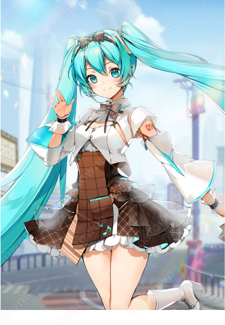 初音ミク コスプレ衣装 高能手办团 コラボ 休日 cosplay-1