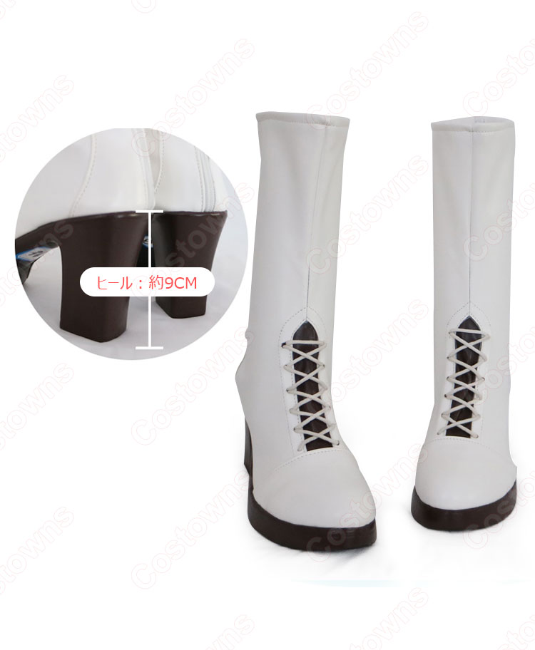 初音ミク コスプレ靴 高能手办团 コラボ 休日 コスプレ 靴/シューズ/ブーツ コスプレ用 道具-2