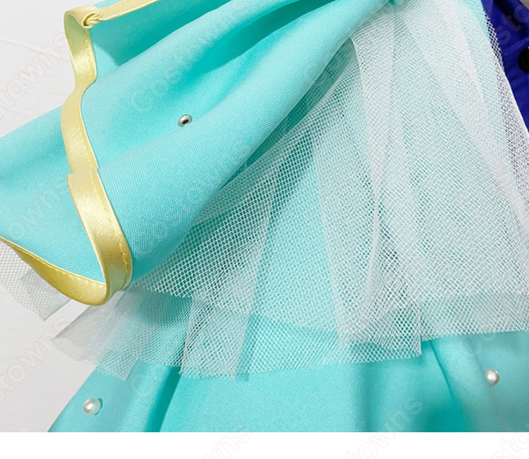 スクスタ Aqours 全員 コスプレ衣装 『ラブライブ! スクールアイドルフェスティバル ALL STARS』黒澤ルビィ 国木田花丸 黒澤ダイヤ 渡辺曜 高海千歌 津島善子 小原鞠莉 桜内梨子 松浦果南 cosplay 仮装 変装-7