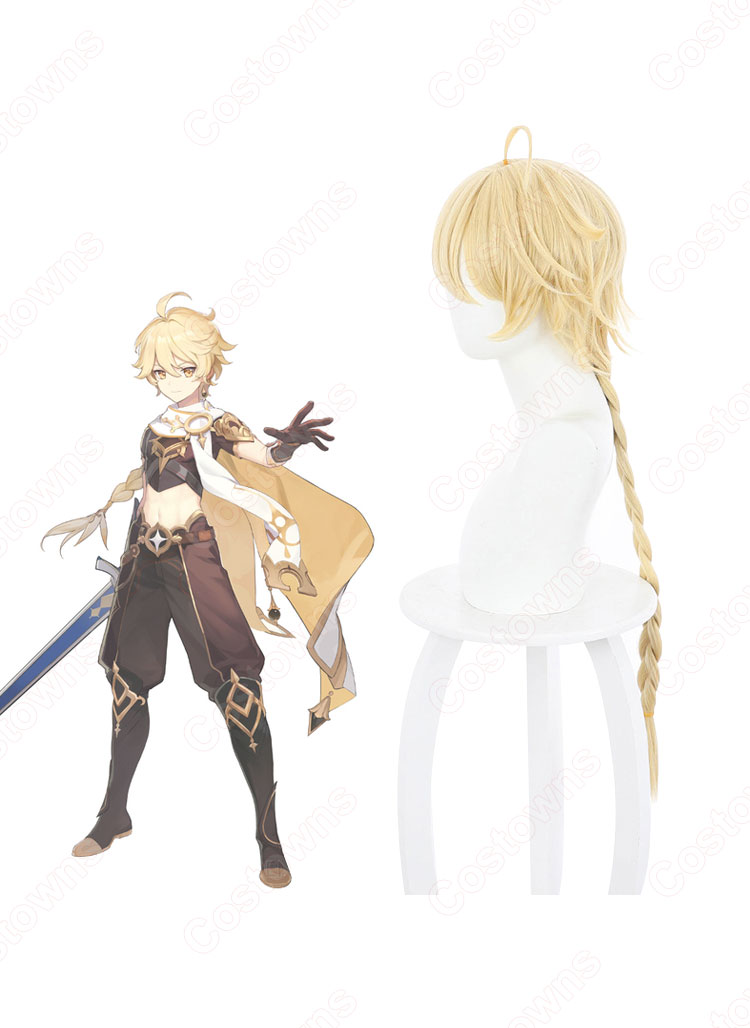 空(そら、Aether) コスプレウィッグ 『原神(げんしん、Genshin)』 耐熱かつら cosplay wig 通販-3