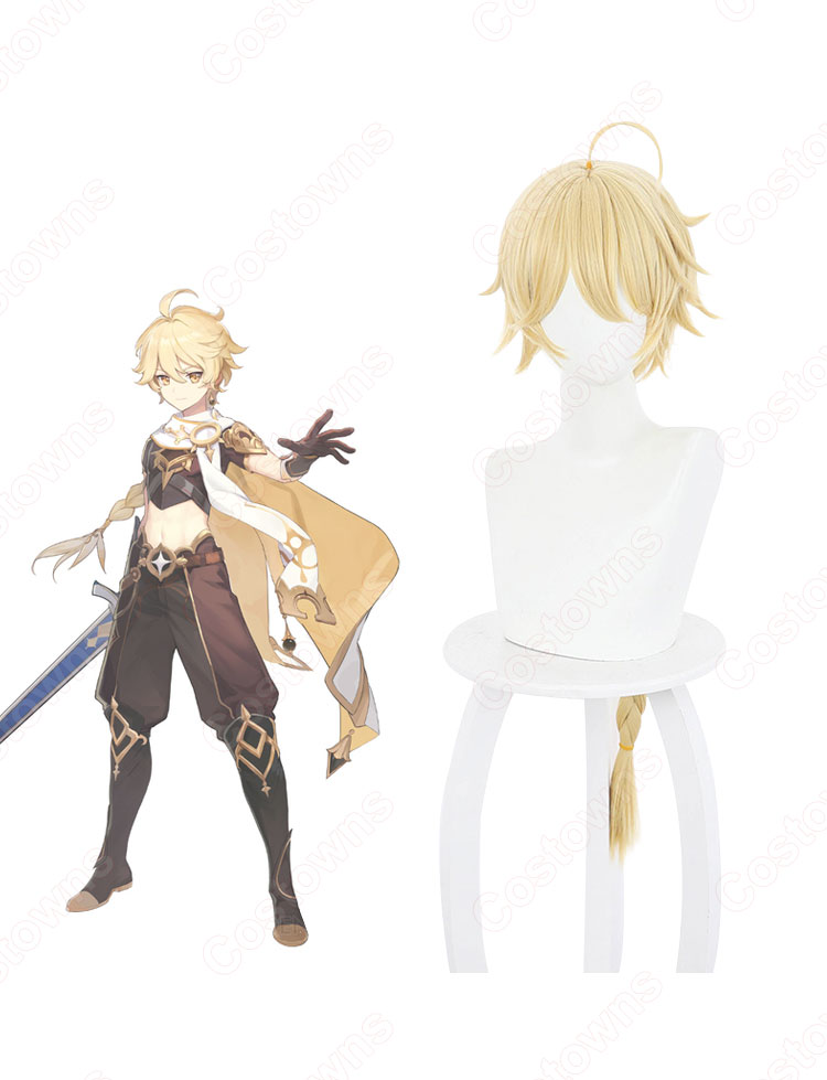 空(そら、Aether) コスプレウィッグ 『原神(げんしん、Genshin)』 耐熱かつら cosplay wig 通販-1