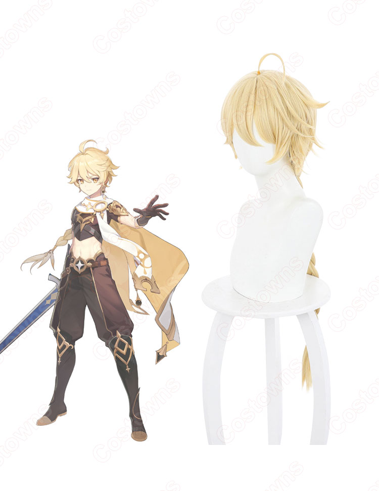 空(そら、Aether) コスプレウィッグ 『原神(げんしん、Genshin)』 耐熱かつら cosplay wig 通販-2