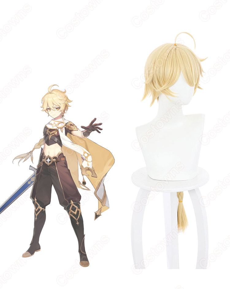 空(そら、Aether) コスプレウィッグ 『原神(げんしん、Genshin)』 耐熱かつら cosplay wig 通販-4