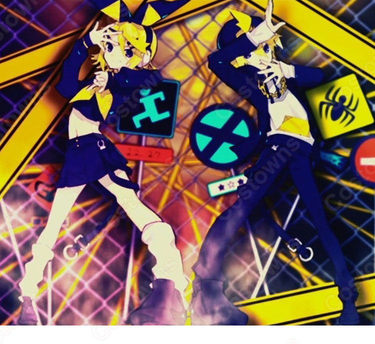鏡音レン(カガミネレン) 劣等上等 コスプレ衣装 『鏡音リン・レン』 cosplay 仮装 変装-1