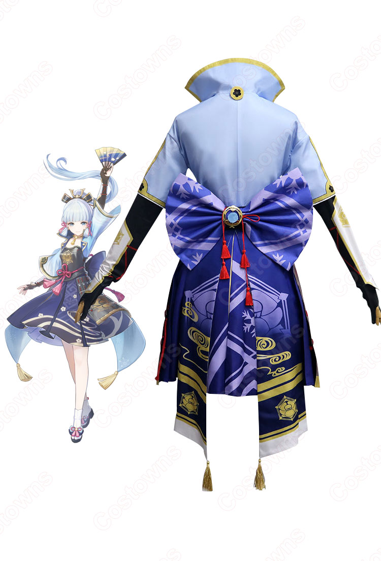 神里綾華(かみさと・あやか) コスプレ衣装 『原神(げんしん)』 稲妻 白鷺の姫君 cosplay 仮装 変装-3