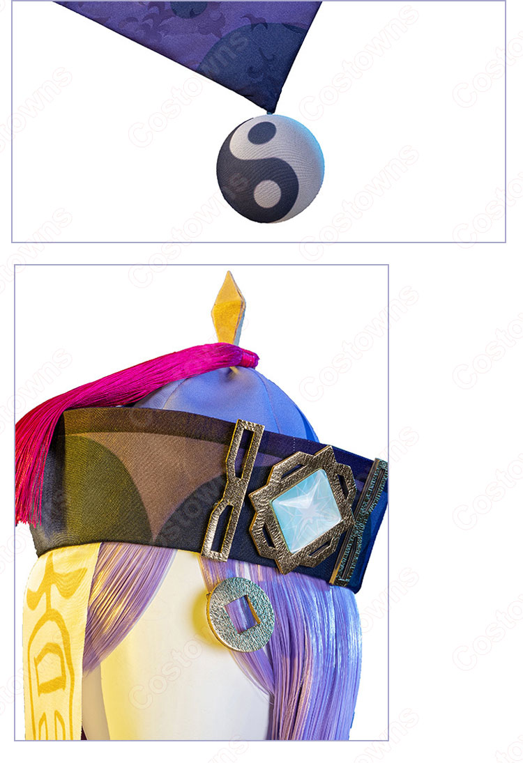 七七(ナナ) コスプレ衣装 『原神(げんしん)』 璃月 不卜廬 cosplay 仮装 変装-6