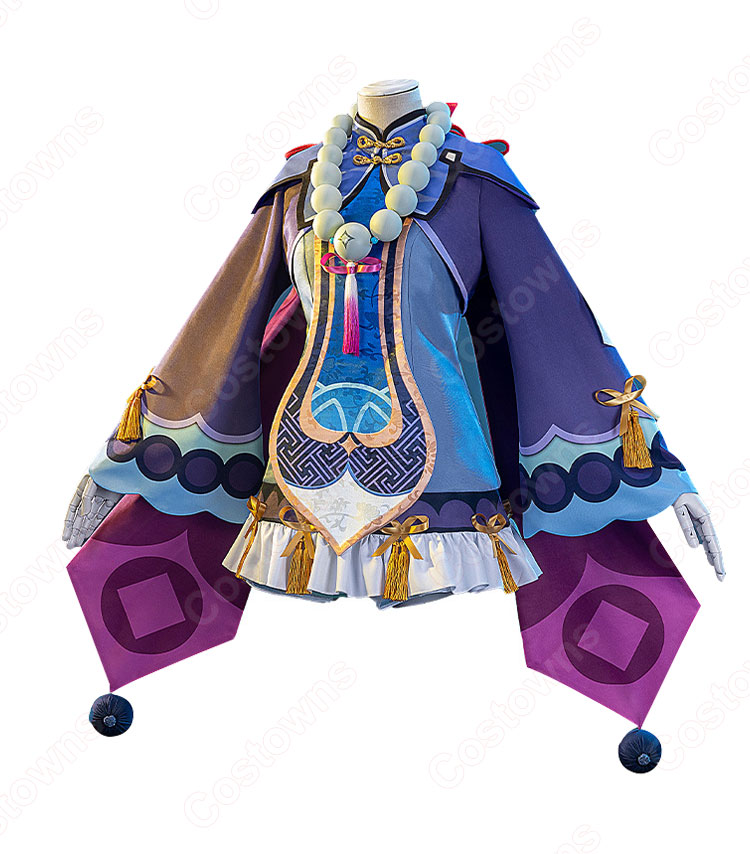 七七(ナナ) コスプレ衣装 『原神(げんしん)』 璃月 不卜廬 cosplay 仮装 変装-3